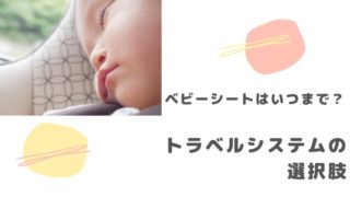 ベビーシートはいつまで使う?チャイルドシートとの違いやトラベルシステムの選択肢